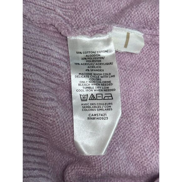 Anne Taylor LOFT Purple Bedazzled Cardigan Sweater- Small - Picture 16 of 16